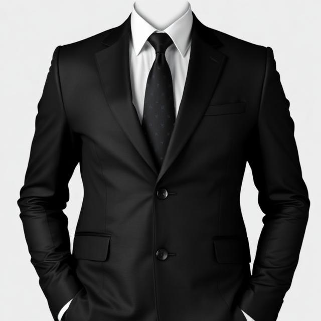 TARZ coat, Jet Black