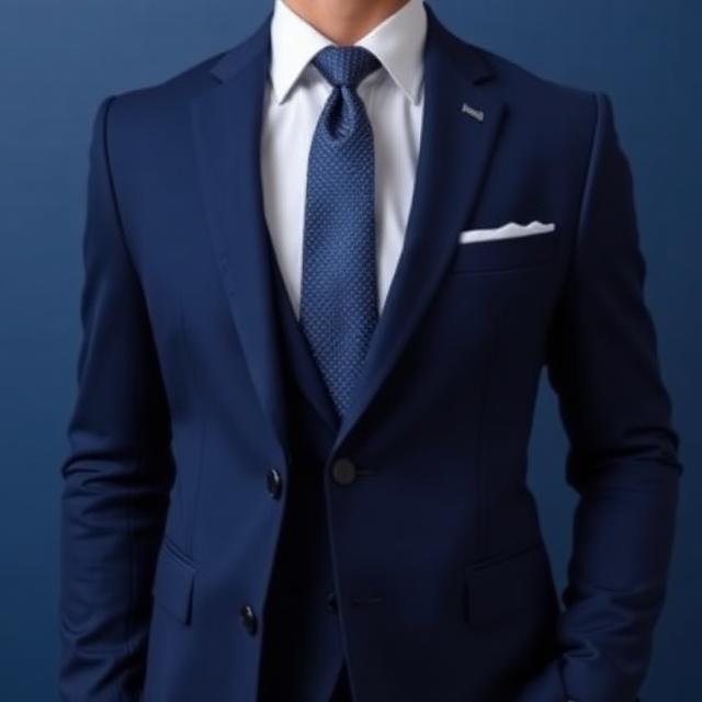 TARZ coat, Navy Blue